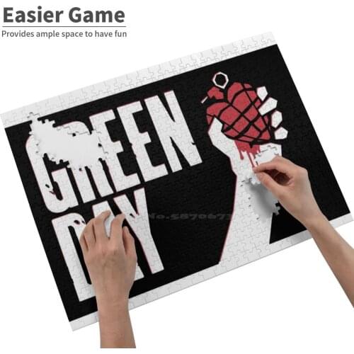 Grenn Ijo Day Jigsaw Puzzle 500 Pieces Puzzle Game Wooden Educational Toys Green Day Music Band