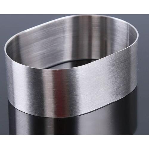 Stainless Steel New Cake Kitchen Tools Oval Shape Metal Cutter Mold Biscuit Cookie Chocolate Sugarcraft Bakeware Cake
