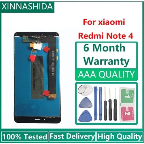 Quality Display For Xiaomi Redmi Note 4 LCD Display Touch Screen Digitizer Assembly Replacement Parts