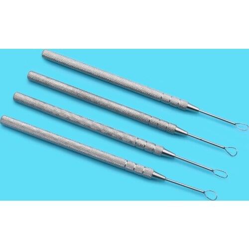 Stainless steel ophthalmic crystal wire ring rod-shaped ophthalmic instrument tool rod-shaped snare