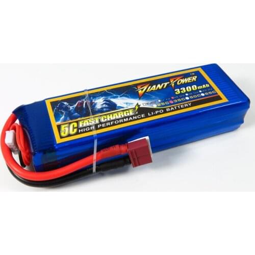 Giant Power 14.8V 4S 3300mAh 35C Lipo battery with T Plug