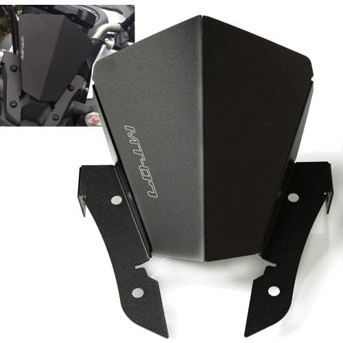 MT 07 Windscreen For Yamaha MT07 MT-07 FZ-07 FZ07 2013 2014 2015 2016 2017 Motorcycle Windshield Motorbike Wind Protection Black