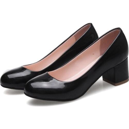 Big Size Simple single shoes ladies high heels women shoes woman pumps