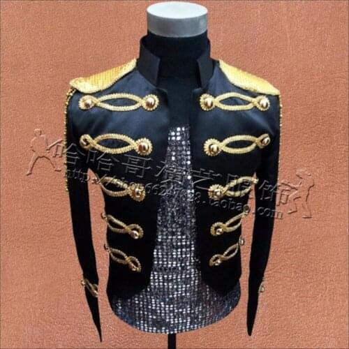 S-3xl Plus Size Men Sequin Clothing Sequined Lace Suit Coat Bar Nightclub Stage Suit Jacket Singer Presided Blazers Costumes