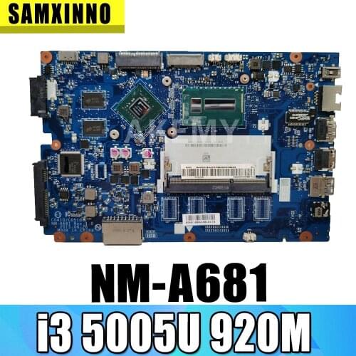 SAMXINNO for Lenovo 100-14IBD B50-50 brand new notebook motherboard CG410 / CG510 NM-A681 i3 5005U GPU 920M DDR3L tested 100