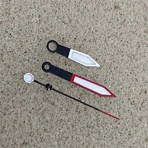 Watch Hands for NH35 NH36 Movement Replacement Three Pointers Green Luminous Needles for NH35 NH36 Watch Movement