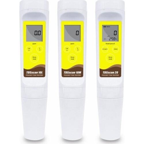 TDSscan10H Pocket TDS Tester Pen Type TDS Meter for Aquaculture and Hydroponics Analysis with CE
