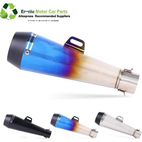 Universal 38-51MM Motorcycle Scooter Exhaust Pipe M4 Escape GP Pot Muffler For Most Motocross Dirt Bike Moto ATV