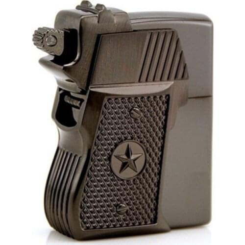 ZORRO Metal Flint Gasoline Lighter Kerosene Oil Free Fire Lighter Windproof Portable Kerosene Cigarette Lighter Gadgets For Men