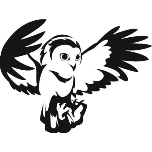 15cm wide Fusion owl Car Hood Bumper Sides Sticker Decals Animal Styling Car Body Decor Stickers Waterproof Removable L229