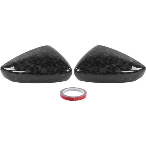 Car side mirror guard Car Mirror Door Side Rearview Mirror Cover Exterior Housing Carbon Fiber Trim Fit for Mazda 3 Axela
