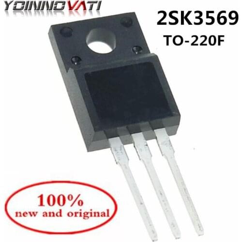 50 PCS K3569 2SK3569 TO-220F silicon N channel MOS type 10A 600V 100% new and original