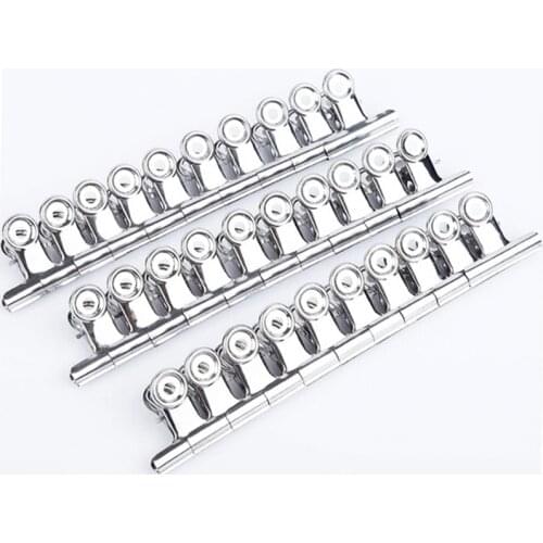 6Pcs Russian C Curve Nail Extension Pinching Tool Stainless Steel Acrylic Nail Pincher Clips Fiber Glass For Nails