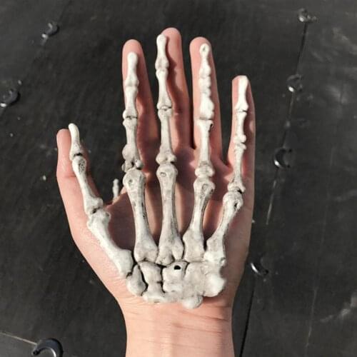 70% Dropshipping!!Halloween party artificial broken bone hand bone model horror haunted house bar props decoration