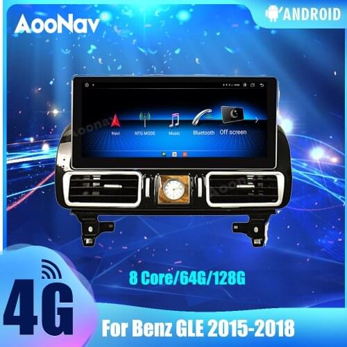 12.3 Inch 128G Car Radio For Benz GLE 2015-2018 Android System Touch Sceen GPS Navigation Autoradio Multimedia Player