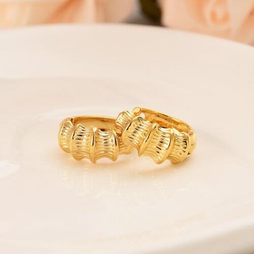 Bangrui Gold Colorbamboo Earrings For Womens Hiphop Punk Ear Best Friends Gift Fashion Jewelry Gothic