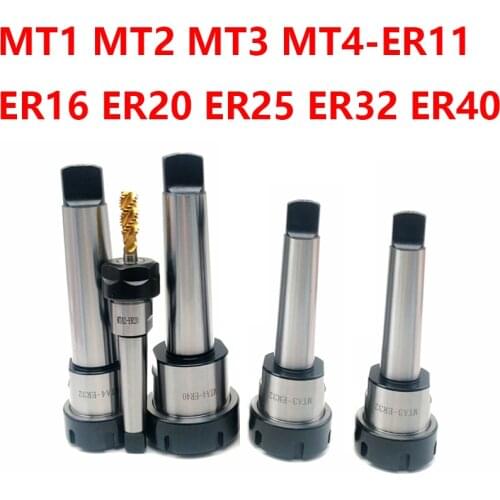 Collet chuck MT1 MT2 MT3 MT4 ER11 ER16 ER20 ER25 ER32 Morse tapper cone tools holder for CNC machine milling
