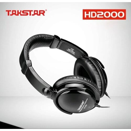 TAKSTAR HD2000 headset music monitors dj earphones Free Shipping Audio Mixing Recording Professional Monitor Headphones