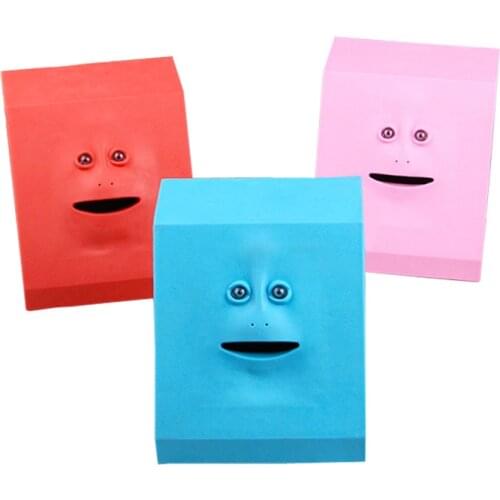 Face Money Pot Money Eating Coin Bank Monkey Saving Box Automatic Coin Eating Savings Facebank Piggy Bank Novelty Gift For Kids