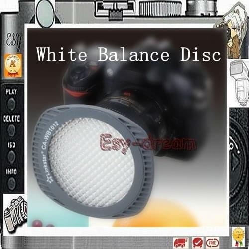 Linkstar Auto White Balance WB Disc panel card tool for DSLR lens D3100 D3200 5D2 5D3 D800 1100D PA024