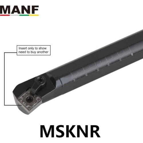 MANF 25mm 32mm S32T-MSKNR12 CNC M Type Turning Steel Bar Lathe Cutter boring bar SNMG Inserts Internal Boring Tool Holders