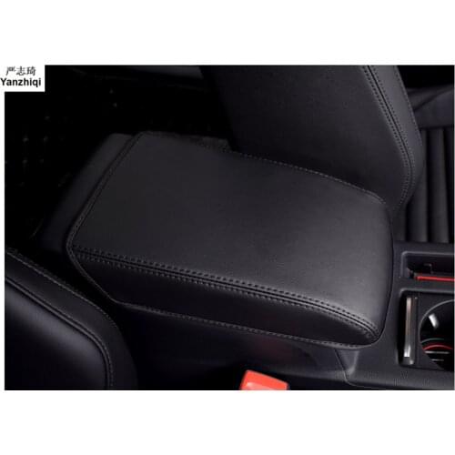 Microfiber leather Armrest Console Pad Cover Cushion Support Box Armrest Top Mat Liner for VW Volkswagen Passat B8 B8 Variant