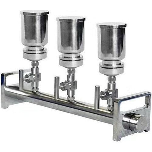 Multi-unit Solvent Filtration Device Microbial Limit Detection Device Three-unit Filtration Apparatus Full SUS 316L Food Grade