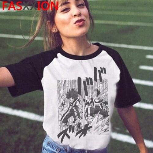 Boku No Hero Academia Himiko Toga summer top men graphic tees couple clothes ulzzang harajuku top tees white t shirt ulzzang