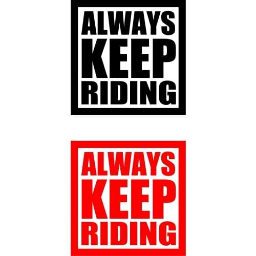 AWALYS KEEP RIDING Sticker for Bicycle Frames Head Tube MTB Road Bike Carboon Bike Fixed Gear Bike Cycling Decals