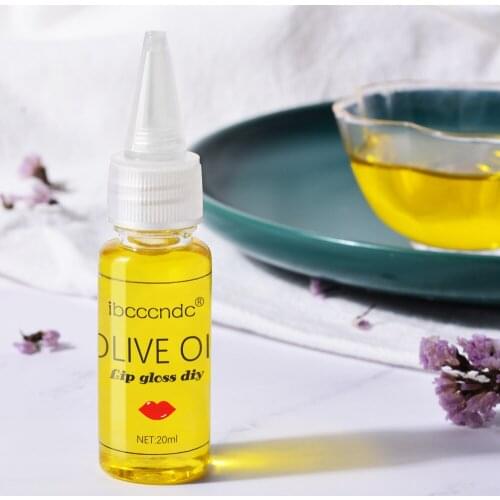 20ml Natural Olive Oil Handmade Cosmetics Tools DIY Food Grade Lip Gloss Lip Glaze Olive Oil Makeup Base Essence Oil