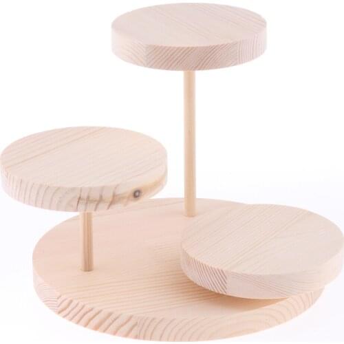 Natural Wood Sunglasses Eyeglasses Rack Display Stand Holder Organizer Shelf