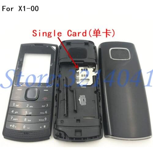 Good quality New Full Complete Mobile Phone Housing Cover Case with English Keypad For Nokia x1 X1-00 X1-01