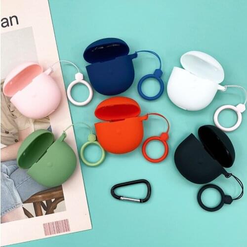 New Silicone Protective Case Full Earphone Cover Shell with Hook for ViVO TWS Neo Wireless Bluetooth Headset Cover