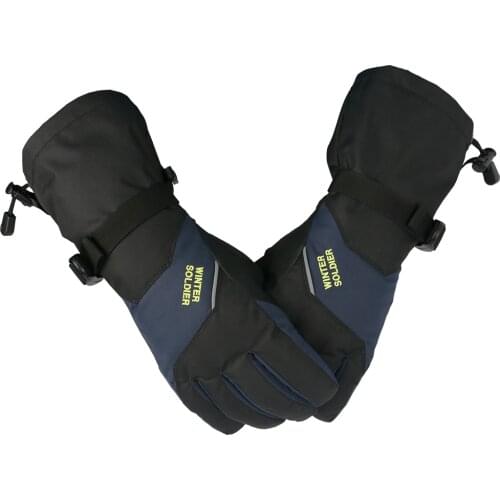 Touchscreen Ski Snowboard Gloves Men Women Waterproof Black Rose Red Winter Cold Weather Warm Outdoor Windproof Snow Mittens