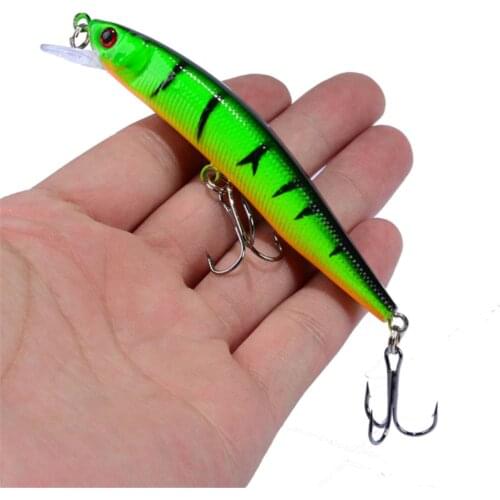 1pcs 8.2g 10cm 10 Colors Hard Bait Minnow Fishing lures Peche Bass Trolling Artificial Hard Bait Crankbait Carp Fishing Tackle
