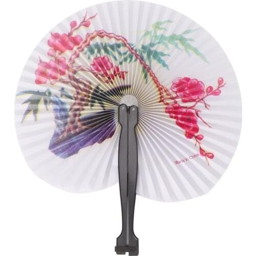 Hand Held Foldable Paper Fan For Children Themed Party Decoration Portable Fan