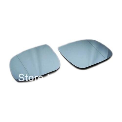 Blue Tinted Aspherical Side Mirror Glass For Audi Q5 2010-2018 EURO Style