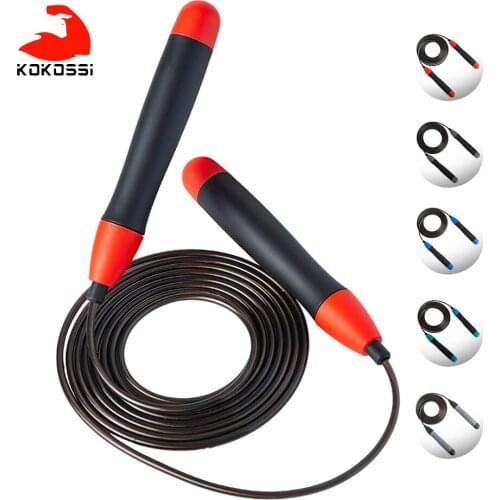 KoKossi Feshion Self-locking Jumping Rope Body Building Home Outdoor Fitness Equipment Exercise Training Workout Skipping Rope
