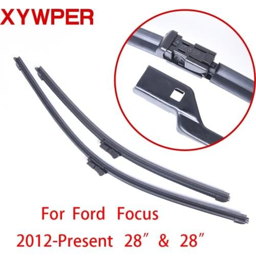 XYWPER Wiper Blades for Ford Focus 2012 2013 2014 2015 2016 28"&28" Car Accessories Soft Rubber Car Windscreen wipers