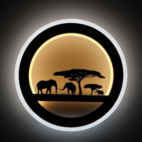 29W LED Wall Lamp Indoor Bedroom Living Room Bedroom Beside Wall Light Fixtures Dimmable Lighting Segment 2.4G RF Remote Control