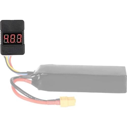 BX100 1-8S LiPo Battery Voltage Tester Low Voltage Buzzer Alarm with LED Indicator