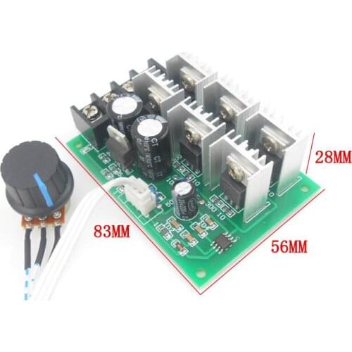 PWM DC motor speed controller 40A motor drive power electronics module 12V24V36V48V adjust the flow