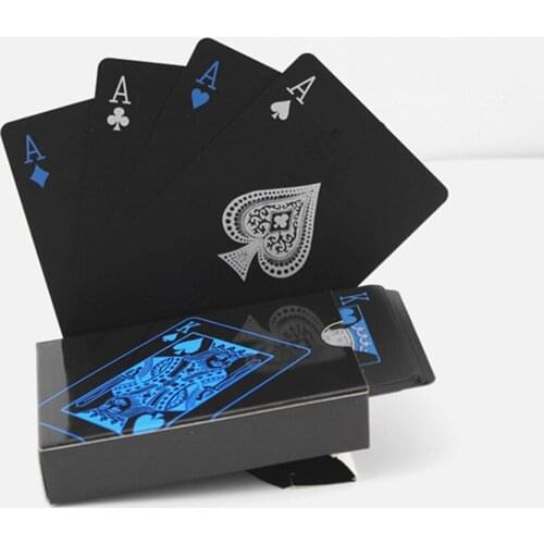 Waterproof Playing Card Poker Cards Texas Playing Card Accessories Classic Tricks Tool Magic Travel Portable 54Pcs/Set