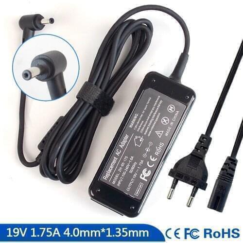19V 1.75A Notebook Ac Adapter Charger for ASUS Q200E F553MS R515MA-RH01 X553S RT-AC68P AC1900 X553SA L402SA E402SA