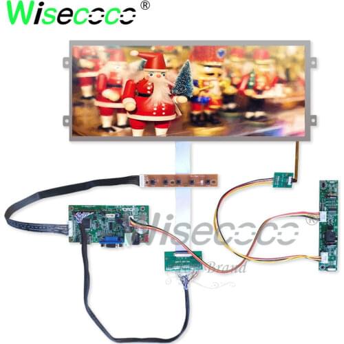 12.3 inch 1920*720 IPS LCD screen dispaly 850 brightness with HDMI 40 pin LVDS controller board for automotive LCD instruments