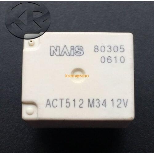 10Pins NAiS Relay ACT512M34 12V for Audi J518 sunroof window