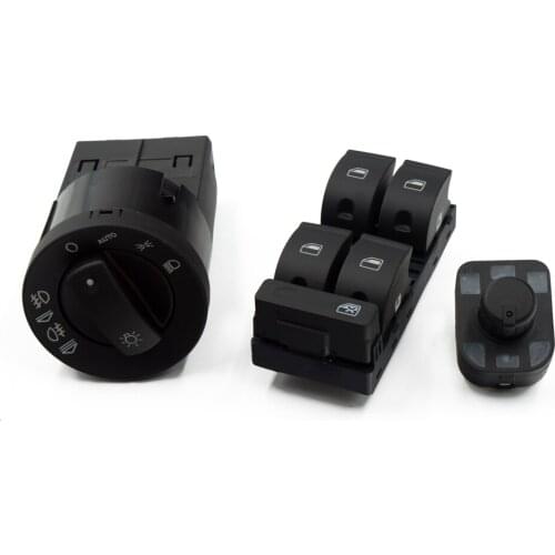 3PCS/SET Power Window Headlight Mirror Control Switch Button For AUDI A4 8E0959851 8E0941531B 8E0959565A