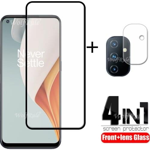 4-in-1 For Oneplus Nord N100 Glass For Oneplus Nord N100 Tempered Glass Full Screen Protector For Oneplus Nord N100 Lens Glass