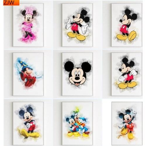 5D DIY Disney Donald Duck Full Diamond Embroidery Diamond Painting Diamond Inlaid Diamond Mosaic Cross Stitch Kits Room Decor