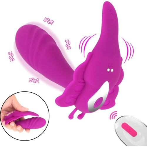 Dildo Vibrator Wearable Panties Vibrator Adult Products Clitoris Stimulator Sex Toys for Women Wireless Remote Control 10 Speed